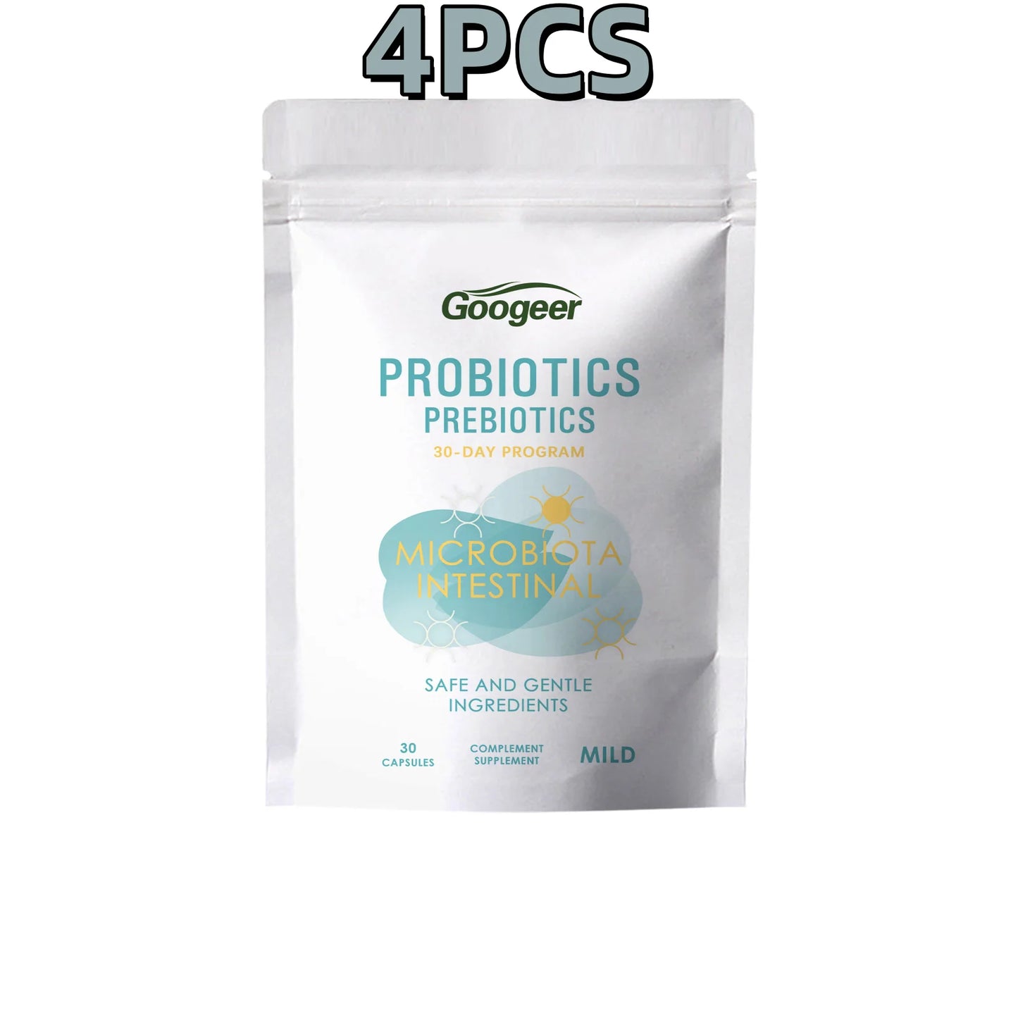 30pcs Googeer Probiotic Gastrointestinal Capsules Maintain Gastrointestinal Health Enhance Immunity Body Supplement Capsules