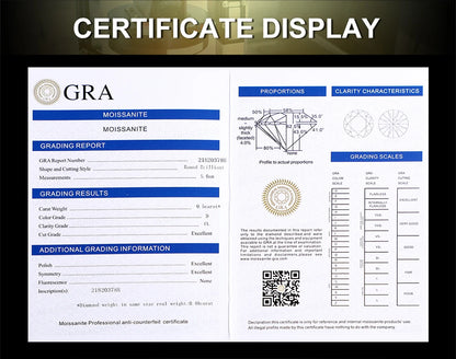 925 Sterling Silver Fashion Personality Hollow Star Pendant Necklaces D Color VVS Moissanite Bling Hip Hop Iced Out Jewelry Gift