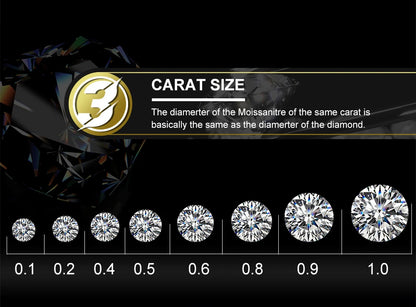 925 Sterling Silver Fashion Personality Hollow Star Pendant Necklaces D Color VVS Moissanite Bling Hip Hop Iced Out Jewelry Gift