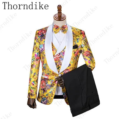 2021 New Formal Suits Men Wedding Suit Slim Fit Business Groom Suit Set XS-5XL Dress Suits Tuxedo For Men (Jacket+Pants+Vest)