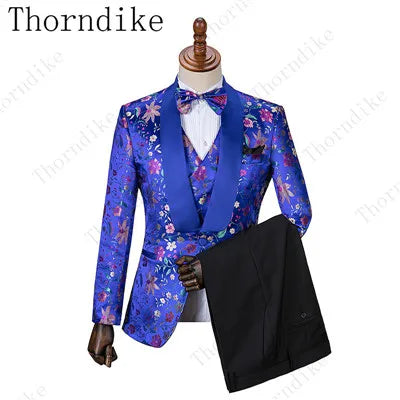 2021 New Formal Suits Men Wedding Suit Slim Fit Business Groom Suit Set XS-5XL Dress Suits Tuxedo For Men (Jacket+Pants+Vest)