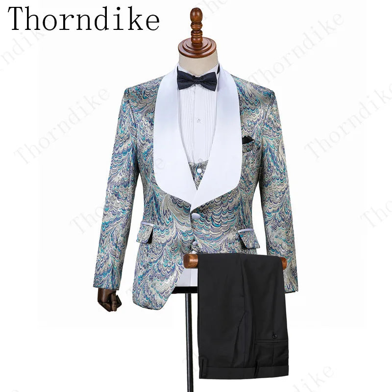 2021 New Formal Suits Men Wedding Suit Slim Fit Business Groom Suit Set XS-5XL Dress Suits Tuxedo For Men (Jacket+Pants+Vest)