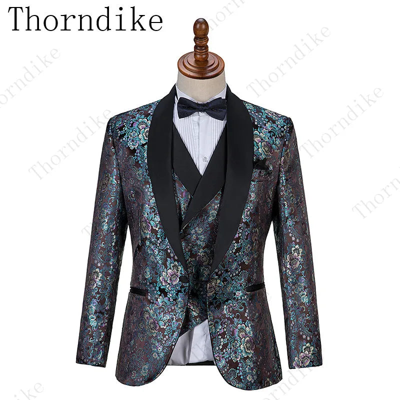 2021 New Formal Suits Men Wedding Suit Slim Fit Business Groom Suit Set XS-5XL Dress Suits Tuxedo For Men (Jacket+Pants+Vest)