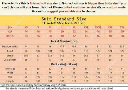 2021 New Formal Suits Men Wedding Suit Slim Fit Business Groom Suit Set XS-5XL Dress Suits Tuxedo For Men (Jacket+Pants+Vest)