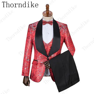2021 New Formal Suits Men Wedding Suit Slim Fit Business Groom Suit Set XS-5XL Dress Suits Tuxedo For Men (Jacket+Pants+Vest)