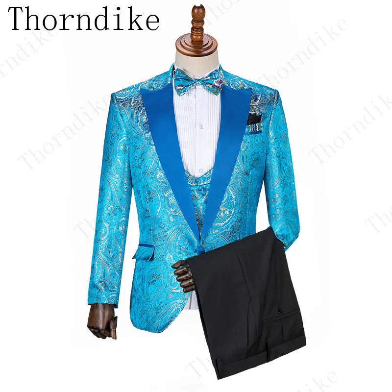 2021 New Formal Suits Men Wedding Suit Slim Fit Business Groom Suit Set XS-5XL Dress Suits Tuxedo For Men (Jacket+Pants+Vest)