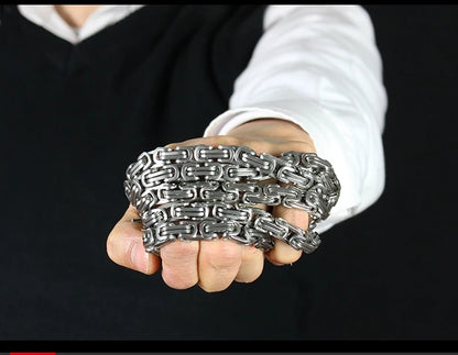 Dragon Head Pendants Bracelets EDC Self Defense Whip Titanium Steel Necklace Fashion Jewlery Waist Mens Gadgets For Cool Gifts