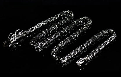 Dragon Head Pendants Bracelets EDC Self Defense Whip Titanium Steel Necklace Fashion Jewlery Waist Mens Gadgets For Cool Gifts