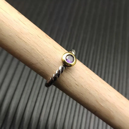 2025 New High Quality DY Elegant Crystal Ring Smooth Finish Christmas Gift High Quality Jewelry Fashion Accessory