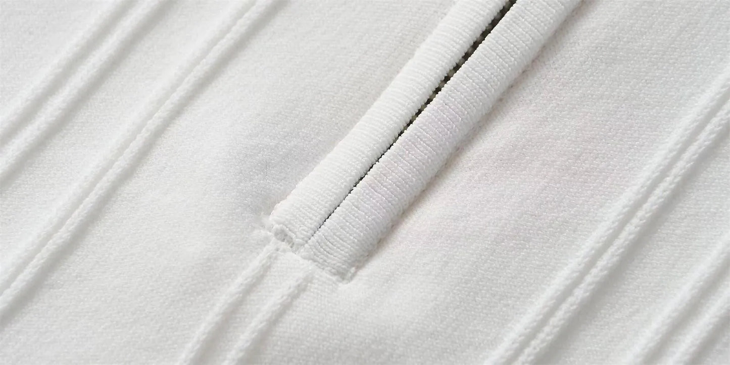 Korean Luxury Slim Soild Retro Tops Tees Clothes Knit Shirts Short Sleeve Quarter Zip Casual T Shirts Retro Camisas De Hombre