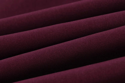 KONDALA Vintage Chic Office Lady Red Solid Women Suit Notched Single Button Pockets Blazer Straight Loose Pants Fashion 2025 Set