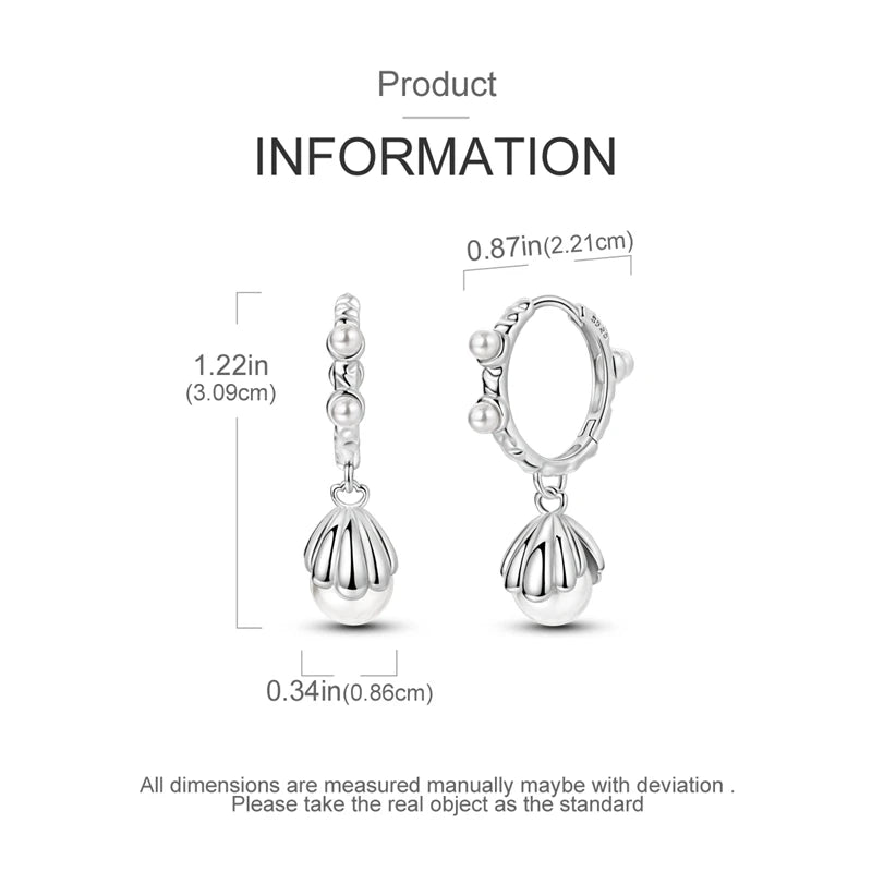 925 Sterling Silver Colorful Crystal Clover Hoop Earrings Stud Ear Wires For Women Wedding Engagement Girlfriend Birthday Gift