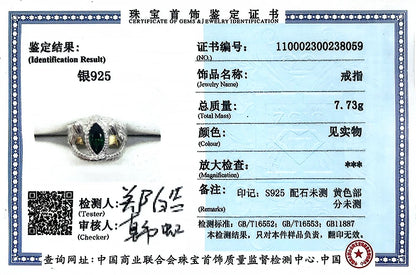 925 Sterling Silver Lord Ring of Barahir, LOTR Aragorn Gondor Wedding Band, Fantasy Movie Inspired Jewelry Gift for Men