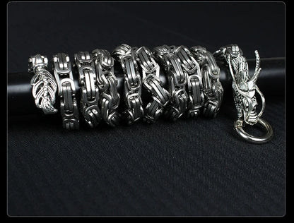 Dragon Head Pendants Bracelets EDC Self Defense Whip Titanium Steel Necklace Fashion Jewlery Waist Mens Gadgets For Cool Gifts