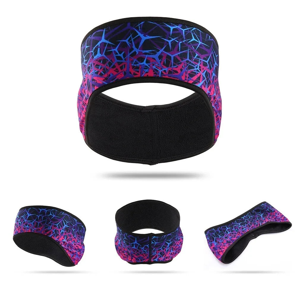 Winter Ear Warmer Cover Sports Head Band Fleece Cycling Running Ski Cold Weather Ear Muff Hairband Headwear for Men Women