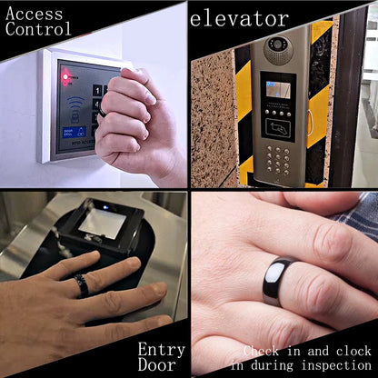 125kHz RFID T5577 Rewritable Chip Ceramic Ring for Clone TK4100 or EM4105 Access Control and Hotel Entry Key Cards