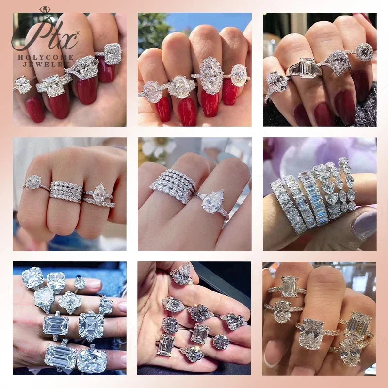 0.1-10ct D White Round Cut Moissanite Beads Brilliant Cut Loose Stones For Fine Jewelry Making Custom Bracelet Necklace Design