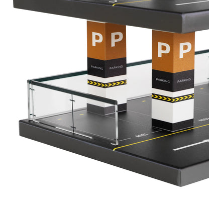 1/64 Parking Lot Toy Car Model Storage Rack Display Cabinet Kids Room Decor Xmas Gift Toys for Baby Boys Girls