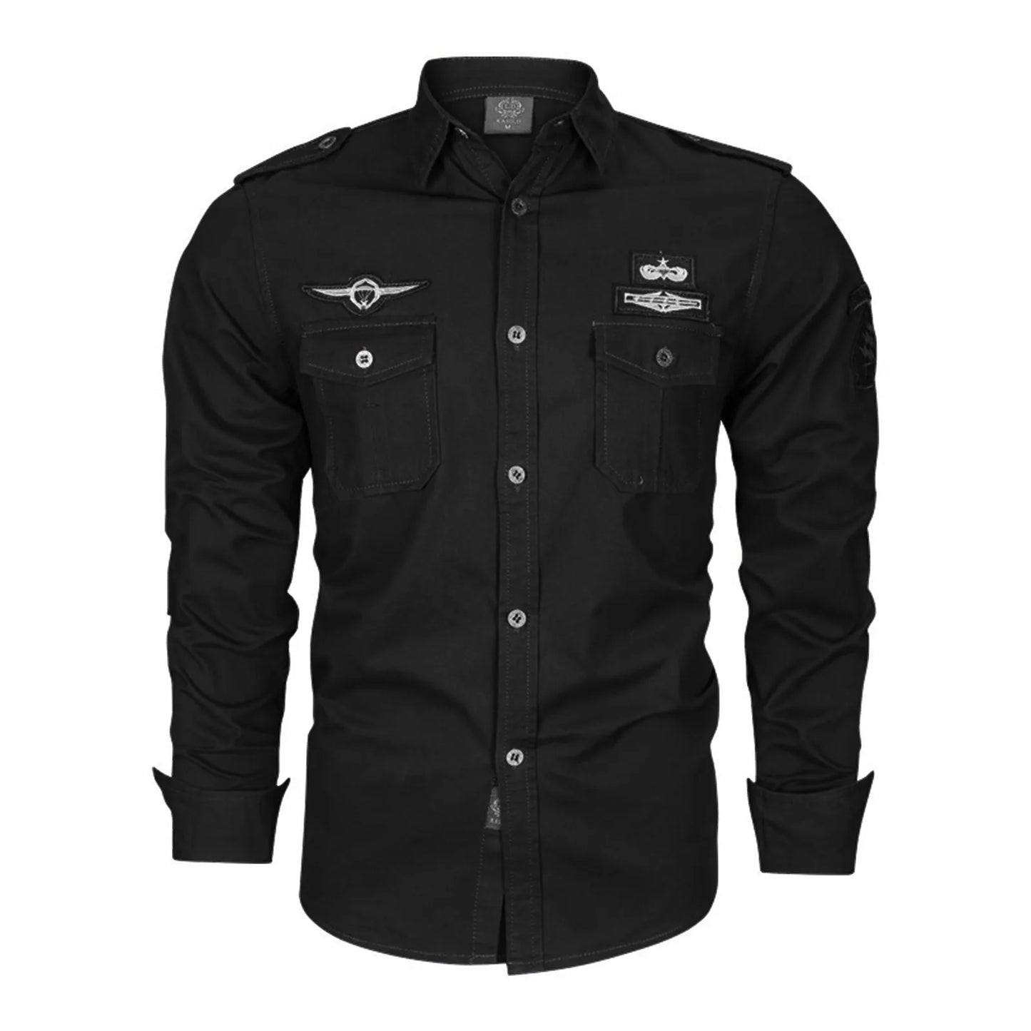 Men'S Solid Color Linen Shirt Mens Spring And Autumn Outdoor Tooling Solid Color Casual Long Sleeved Shirt VêTement Homme