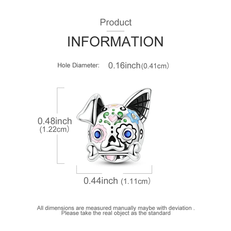 2025 New Halloween Charm Emit Light Bead 925 Sterling Silver Pumpkin Witch Skull Charm Fit Bracelet Pendant Women Jewelry Making
