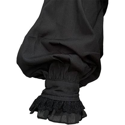 Summer Holiday Masquerade Men'S Clothing Medieval Cos European And Retro Vintage Dress Shirt Halloween Costume Camisas De Hombre