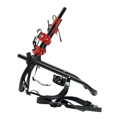 3-Bike Trunk Mount Rack with Fixed Strap Bike Rack for Car Trunk Bicycle Rack Carrier for Light-Weight/Kids Bikes Mounts 3 Bikes