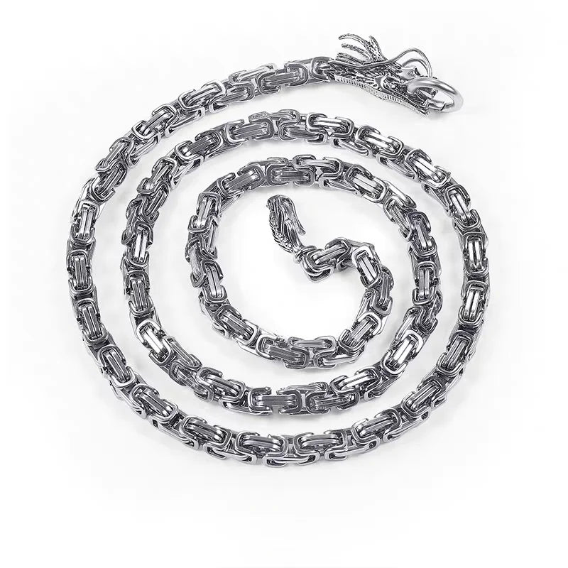 Dragon Head Pendants Bracelets EDC Self Defense Whip Titanium Steel Necklace Fashion Jewlery Waist Mens Gadgets For Cool Gifts