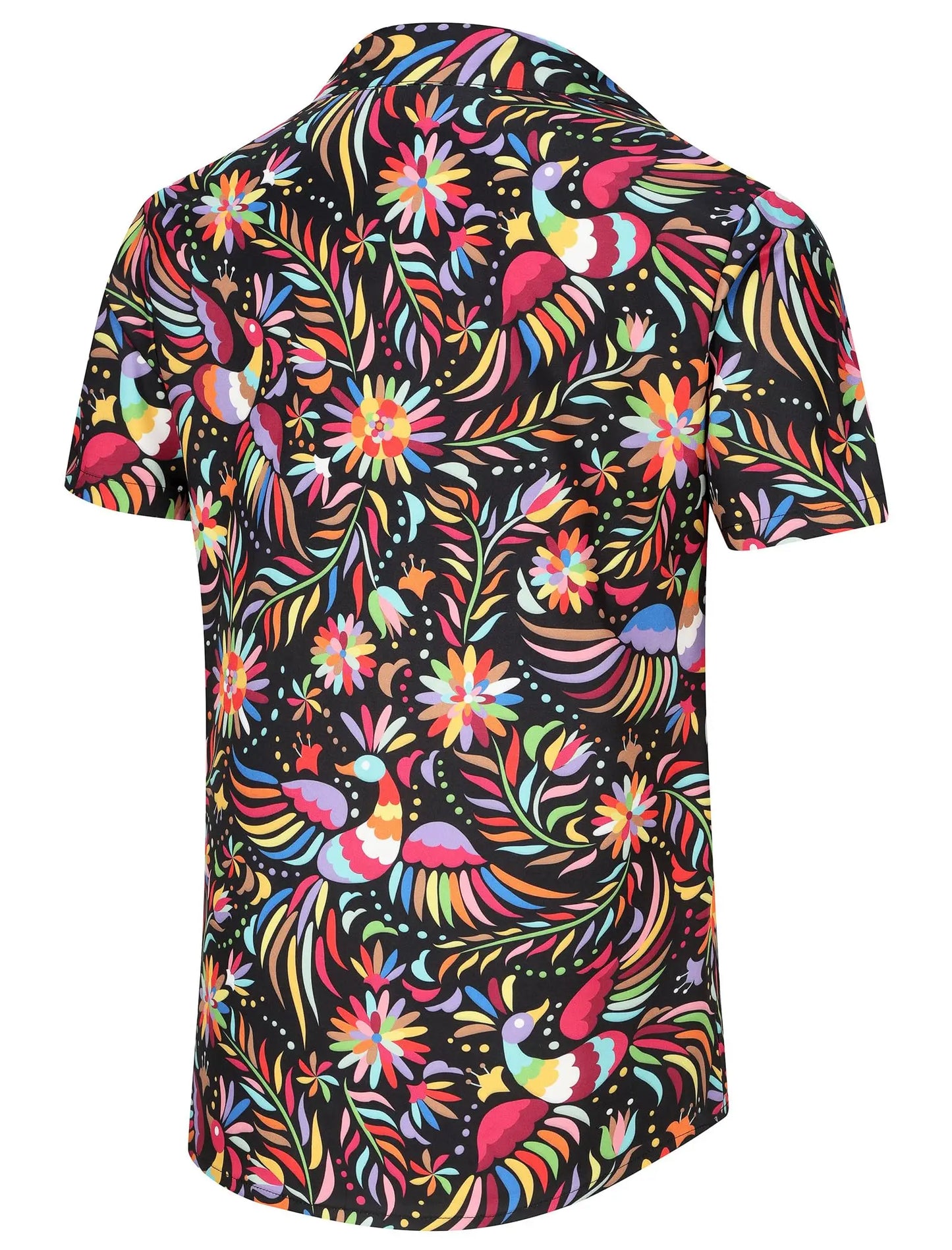 KYKU Mexico Shirt for Men Funny Beach Shirts Hawaiian Button Down Short Sleeve