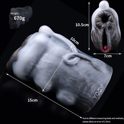 YOCY Fantasy Horse Butt Men Masturbator Animal Fetish Stroker Liquid Silicone Sex Toy Penis Massager Adult 18+