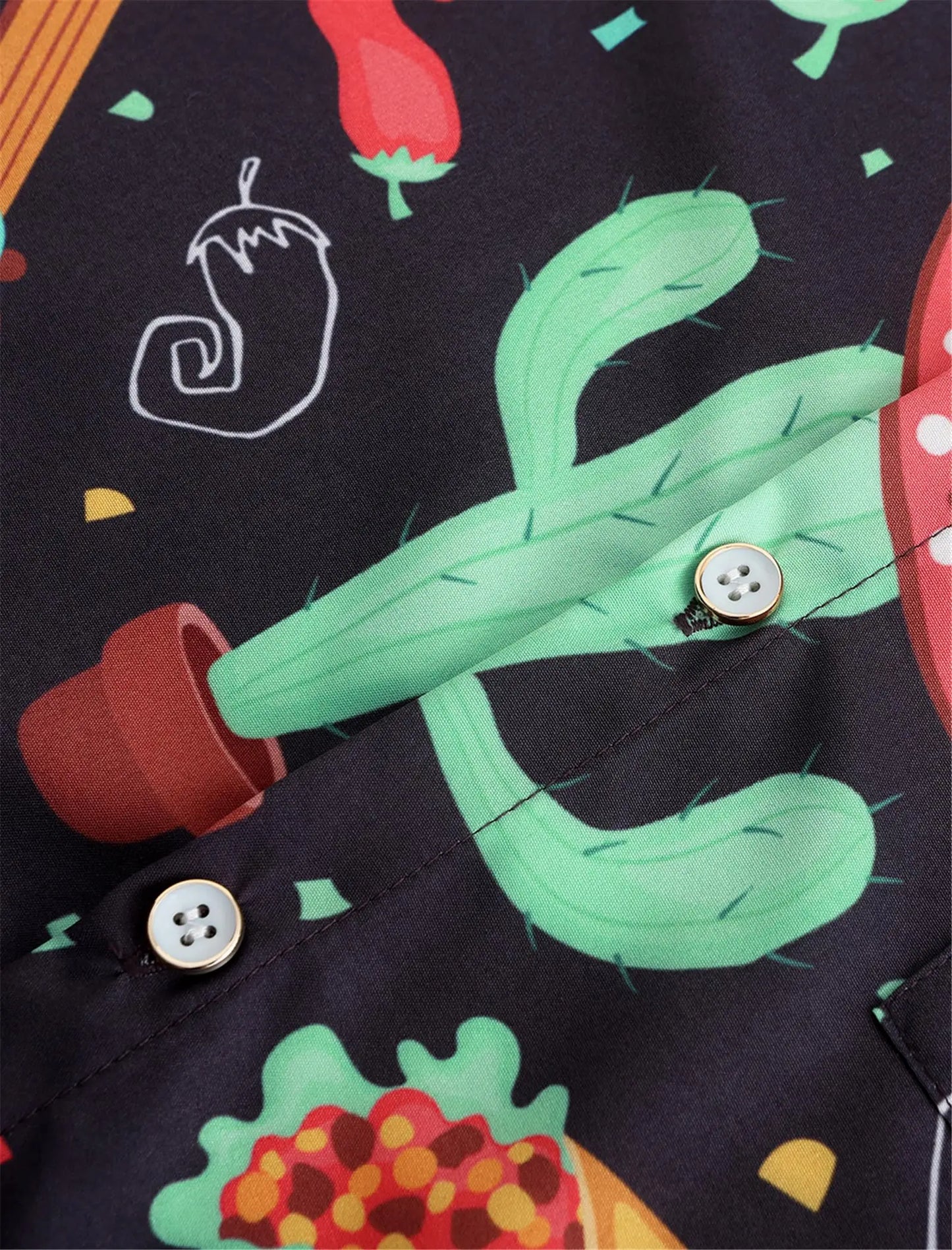 KYKU Mexico Shirt for Men Funny Beach Shirts Hawaiian Button Down Short Sleeve