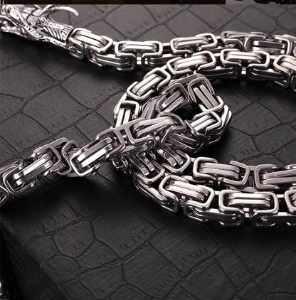 Dragon Head Pendants Bracelets EDC Self Defense Whip Titanium Steel Necklace Fashion Jewlery Waist Mens Gadgets For Cool Gifts