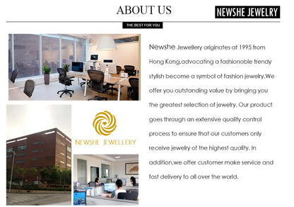 Newshe 2 Pcs Wedding Ring Set 925 Sterling Silver 1.7 Ct Princess Pear Cut AAAAA CZ Engagement Rings for Women Trendy Jewelry