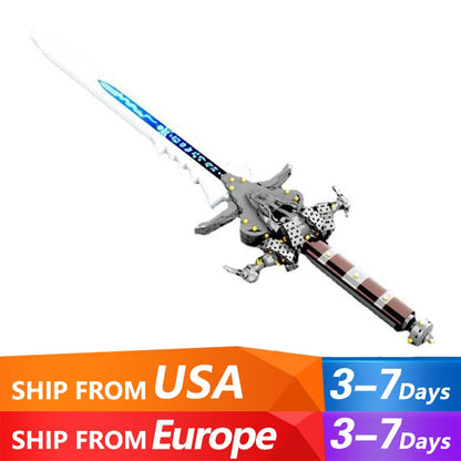 2349PCS MOC Frostmourne Building Blocks Lich King Arthas Death Knight Sword Model Brick Puzzle Toys Gift for Adults Kids Boy