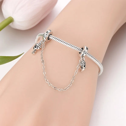 2025 New Halloween Charm Emit Light Bead 925 Sterling Silver Pumpkin Witch Skull Charm Fit Bracelet Pendant Women Jewelry Making