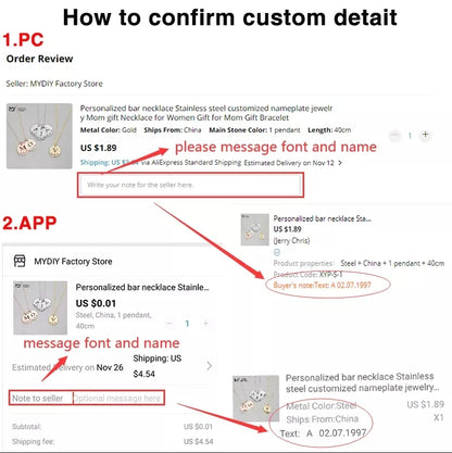 Personalized Enamel Zircon Necklace Colorful Enamel Name Necklace Christmas Gift for Daughter Bridesmaid Gifts For Woman Jewelry