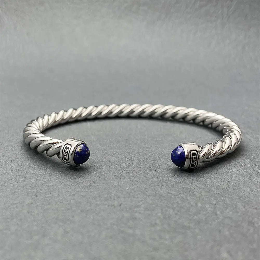 High Quality Round Toe Colored Gemstone Bracelet Luxury Unisex Colored Stone Bracelet Wholesale Jewelry