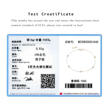 DPLAOPA 925 Sterling Silver Gold  Zircon CZ Charm Yard Bracelet Women Luxury Fine Jewelry 2022 Wedding Jewels Thin Jewels