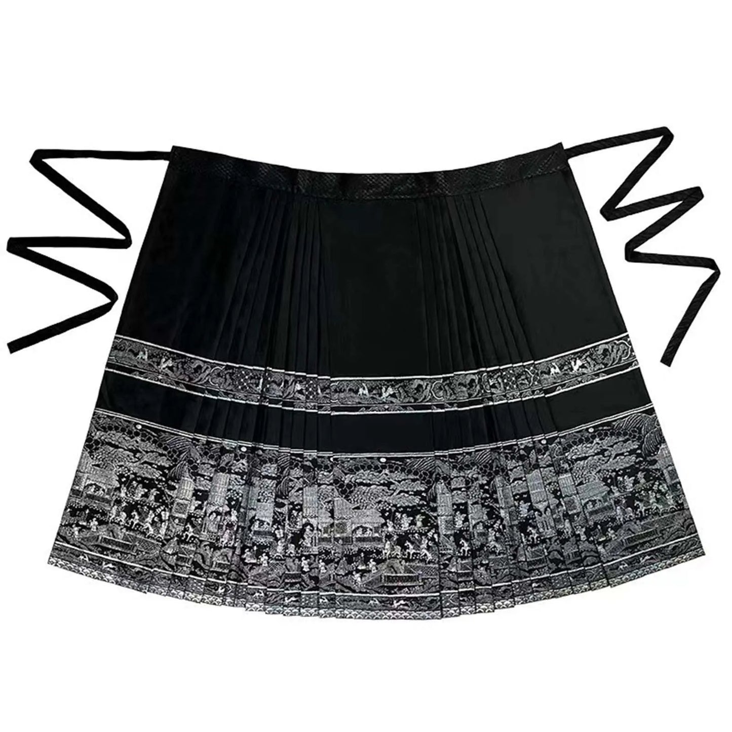 Long Skirts Vintage Y2K Skirt Horse Face Skirt Fashion Clothes Casual Ethnic Style Streetwear Elegant Chinese Hanfu Costume