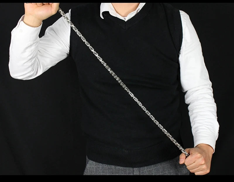 Dragon Head Pendants Bracelets EDC Self Defense Whip Titanium Steel Necklace Fashion Jewlery Waist Mens Gadgets For Cool Gifts