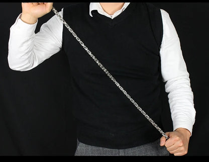 Dragon Head Pendants Bracelets EDC Self Defense Whip Titanium Steel Necklace Fashion Jewlery Waist Mens Gadgets For Cool Gifts