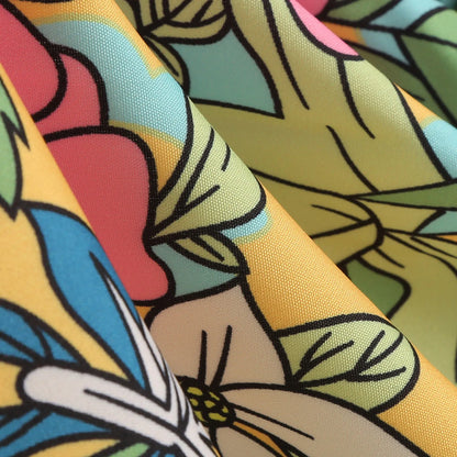 Sweet Skirt for Fashion Girl Vintage Printing High Waist Bow Beach Holiday Slim Fit Eleagnt Versatile Skirt With Ruffle Swing