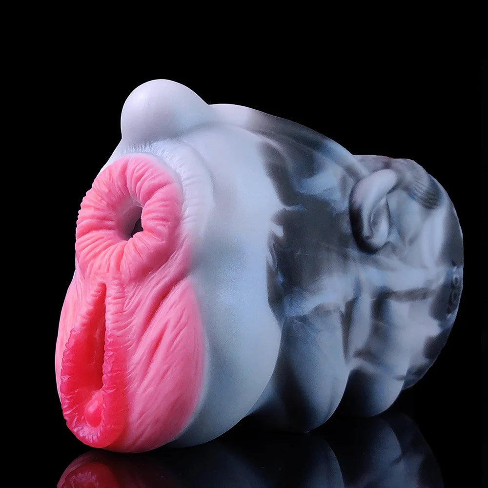 YOCY Fantasy Horse Butt Men Masturbator Animal Fetish Stroker Liquid Silicone Sex Toy Penis Massager Adult 18+