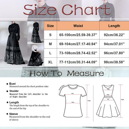 Long Skirts Vintage Y2K Skirt Horse Face Skirt Fashion Clothes Casual Ethnic Style Streetwear Elegant Chinese Hanfu Costume