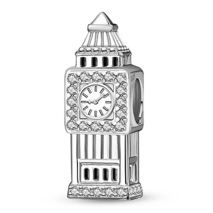 925 Sterling Silver Pink Luggage Rainbow Life Travel Charms Bead Diy Bracelet Bangle Making Gift Of High Quality Fine Jewelry