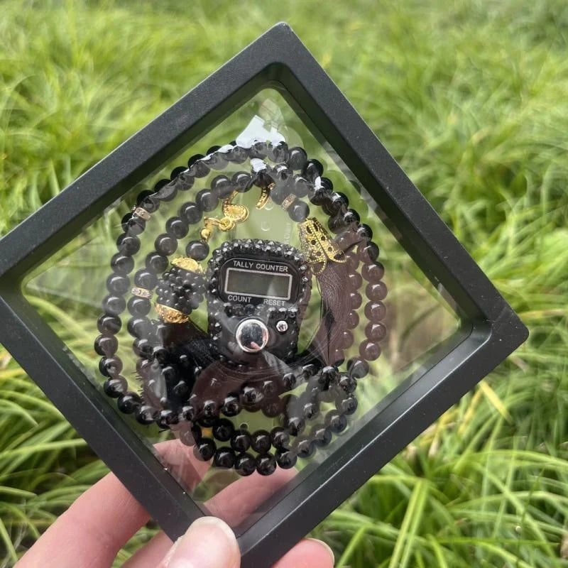 2025 New Colorful Prayer Beads Bracelet Set Finger Counter 10 Color Options Rosary Tasbih Islamique for Eid High-End Prayer Gift