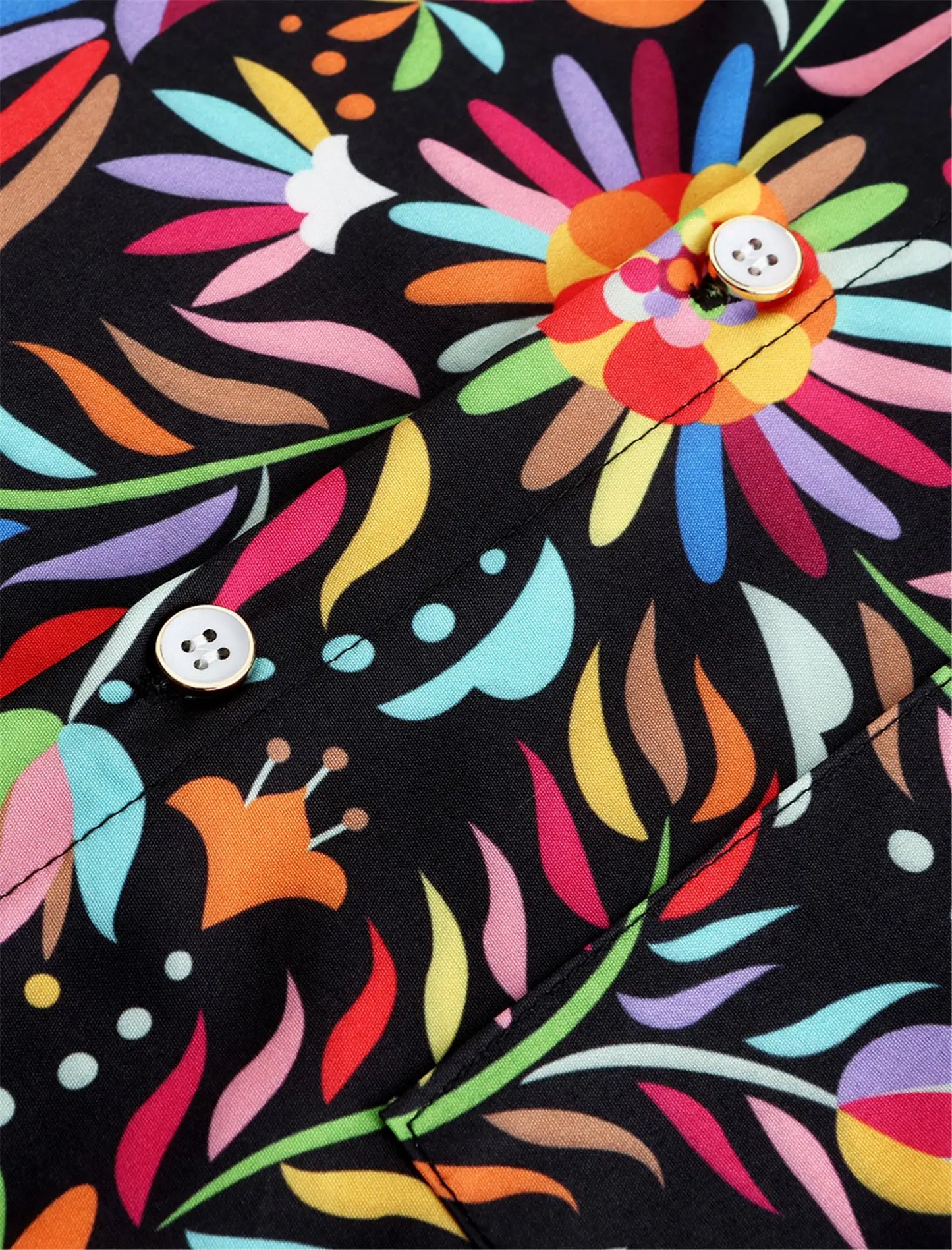 KYKU Mexico Shirt for Men Funny Beach Shirts Hawaiian Button Down Short Sleeve