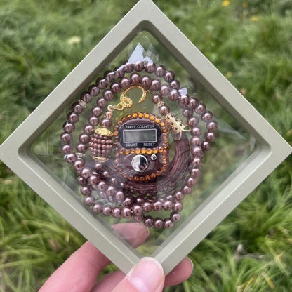 2025 New Colorful Prayer Beads Bracelet Set Finger Counter 10 Color Options Rosary Tasbih Islamique for Eid High-End Prayer Gift