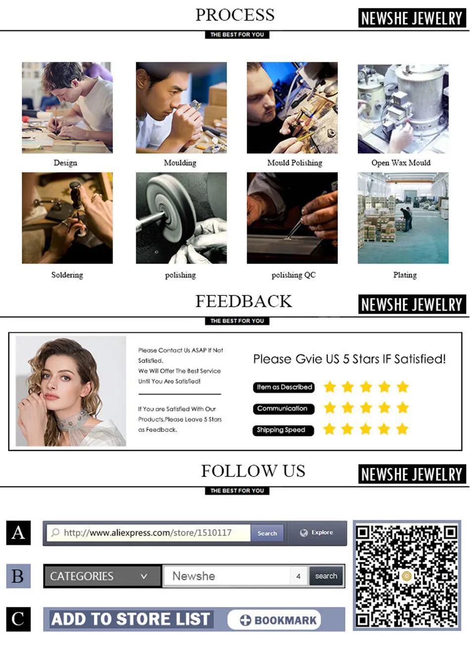 Newshe 2 Pcs Wedding Ring Set 925 Sterling Silver 1.7 Ct Princess Pear Cut AAAAA CZ Engagement Rings for Women Trendy Jewelry