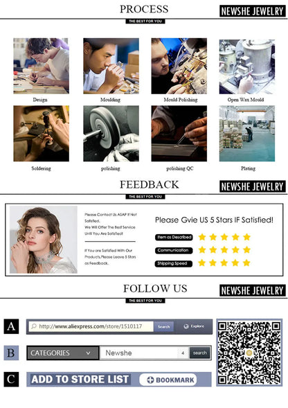 Newshe 2 Pcs Wedding Ring Set 925 Sterling Silver 1.7 Ct Princess Pear Cut AAAAA CZ Engagement Rings for Women Trendy Jewelry