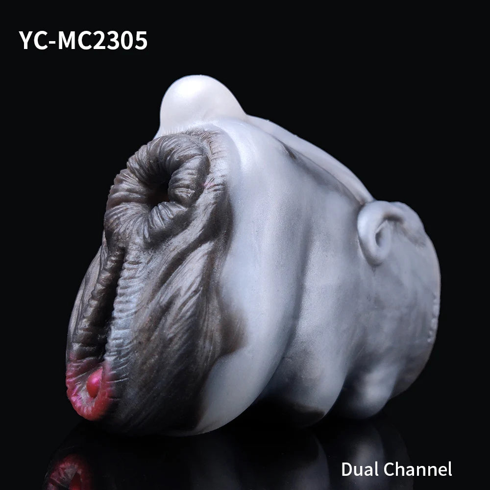 YOCY Fantasy Horse Butt Men Masturbator Animal Fetish Stroker Liquid Silicone Sex Toy Penis Massager Adult 18+